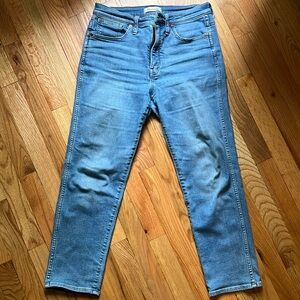 Madewell Stovepipe Jeans Size 28